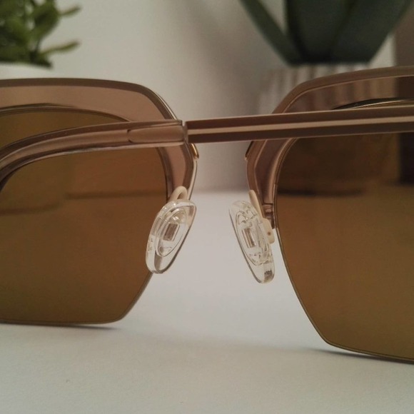 Rag & Bone Women's Cat Eye RNB 1007/S Sunglasses Opal Brown Frame - Picture 6 of 6